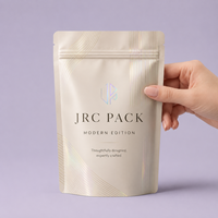 Sachets Doypack personnalisés imprimés avec fermeture éclair refermable pour emballage alimentaire, sachets stand-up pour fruits secs et snacks, sachets en aluminium