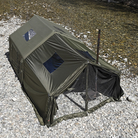 Tente de camping gonflable de luxe moderne Oxford 3000+ imperméable à triple couche quatre saisons, ouverture automatique rapide, personnalisable