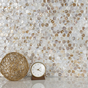 Phật sơn cao cấp sang trọng vỏ Gạch Mosaic trộn thiên nhiên Vòng biển vỏ Gạch Mosaic tường backsplash gạch - Product Image 6