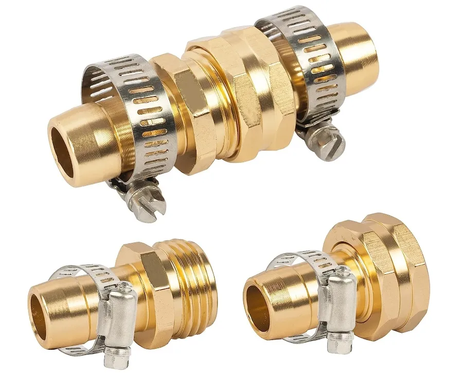 Linh hoạt Ống Brass Van nhựa Hose nước giếng xe tăng kim loại ống kết nối phụ kiện núm vú với Silicone phụ kiện