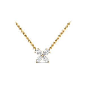 Collar de Moda con Colgante de Letra Inicial y Diamantes |   Joyería Personalizada para Mujer |   Idea de Regalo en Tendencia - Product Image 3