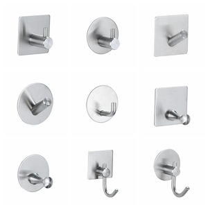Gancio Singolo in Acciaio Inox per Armadio, Appendiabiti, Espositore, Bagno, Cucina - Stile Nord Europeo Cina - Product Image 3