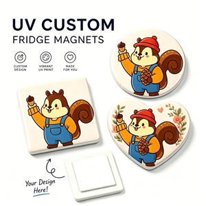 Magneti per Frigorifero in Ceramica per Sublimazione all'Ingrosso, Magneti Opachi per Frigorifero, <span class=keywords><strong>Stampa</strong></span> Personalizzata Fai-da-Te - Product Image 1