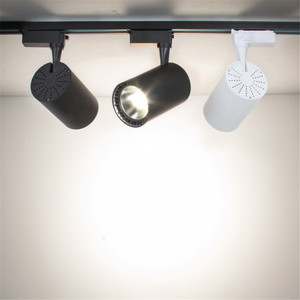 Éclairage sur <span class=keywords><strong>rail</strong></span> pour magasin de musée 110V 220V, éclairage sur <span class=keywords><strong>rail</strong></span> à faisceau focalisé, 10W 20W 30W 40W, éclairage sur <span class=keywords><strong>rail</strong></span> <span class=keywords><strong>LED</strong></span> COB - Product Image 3
