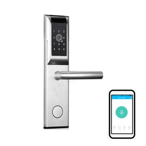 Serrure de porte électronique intelligente Wifi avec contrôle par application et mot de passe pour les appartements locatifs - Product Image 1