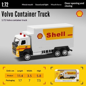Camión de juguete de aleación a escala 1/72, modelo de coche de transporte de contenedores, de fundición a presión - Product Image 6