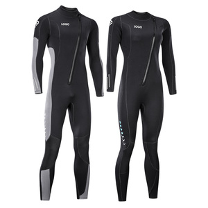 <span class=keywords><strong>Traje</strong></span> de <span class=keywords><strong>Neopreno</strong></span> de 3 mm con Cremallera Frontal y Mangas Largas, Impermeable, para Surf, Triatlón y Buceo - Product Image 1