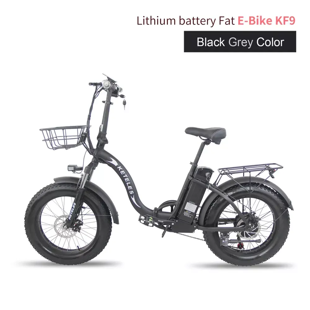 Cheap 20x4.0 inch 1000W Motor Lithium Battery Electric Bike Fat Tire Folding E-Bike Electric Folding Bike 20 Inch