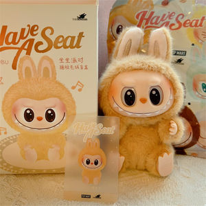 <span class=keywords><strong>Popmart</strong></span> Officiële Winkel Originele <span class=keywords><strong>Labubu</strong></span> De Monsters Pluche Speelgoed Hebben Een Stoel Mysterie Boxen Bevestigd Ontwerp Verrassing Baba Pop - Product Image 4