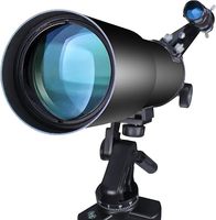 Portable 80m Powerful Optical Telescope for Kids Compact Travel Space Equipment for Backpack Astronomy Sports & Entertainment
