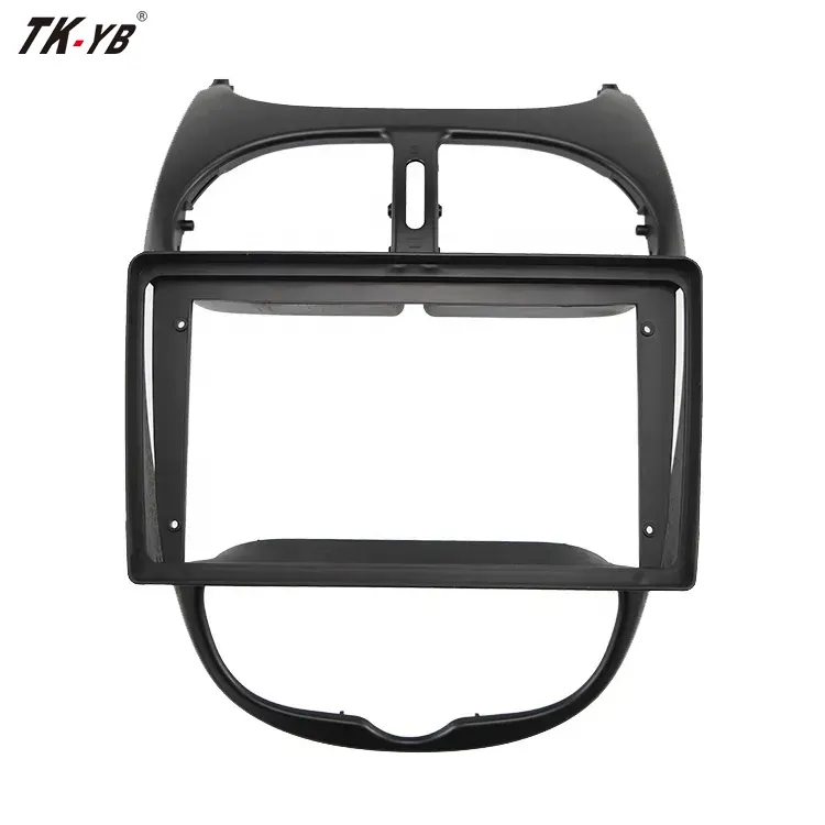 Navigation Car DVD Player Frame For Peugeot 206 9" Touch Screen Navigation Panel Radio Frame Android Radio Fascia