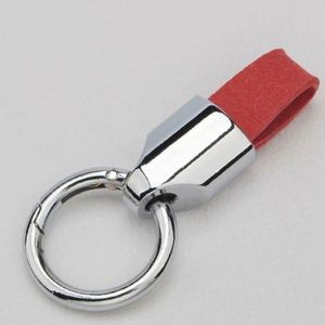 Assorted Color Metal Keychains with Leather <b>Key</b> <b>Rings</b> Durable <b>Key</b> Holders Fashion Accessories for Daily Use & Gifts - Product Image 4