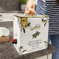 Sac à bavette personnalisé 1L 2L 3L 5L emballage en carton en papier jetable boîte à jus d'huile d'olive distributeur de café à emporter sac dans une boîte