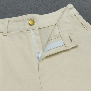 Meilleure qualité femmes taille haute kaki Shorts été pantalons décontractés bouton et fermeture à glissière nouvelle tendance de la mode OEM disponible - Product Image 1