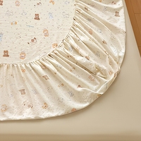 Drap-housse de protection de matelas double couche en gaze respirante pour l'été, usage domestique et dortoir