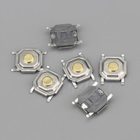 Interrupteur Tactile Étanche à 4 Broches, Bouton Micro-interrupteur Latéral 121243/5/55/6/65/7/8/9/10 mm, Emballage en Bobine