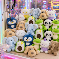Grosir Pabrik Stok Boneka Plush Mesin Crane USA 12cm 25cm Murah Boneka Plush 8 Inch untuk Mesin Claw