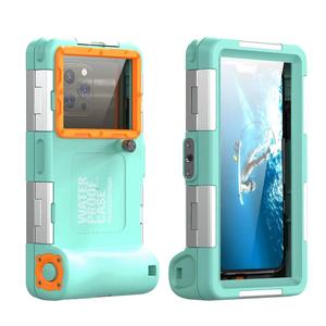 Étui de plongée professionnel étanche Shellbox 2e génération, sous-marine jusqu'à 15 m (49 pieds), compatible avec les téléphones portables de 6,9 pouces, avec trou d'aération - Product Image 1