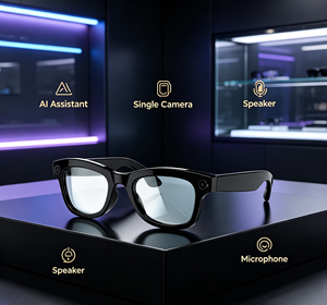 Gafas Inteligentes M01 Pro con Cámara de 8MP, Grabación de Video 4K, WIFI, Traducción por IA con ChatGPT, Dispositivo Inteligente Multifuncional - Product Image 1