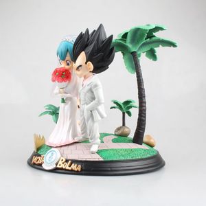 Figurine articulée DBZ <span class=keywords><strong>Vegeta</strong></span> <span class=keywords><strong>Bulma</strong></span> de 22cm, statue de mariage modèle GK en PVC pour cadeaux - Product Image 3