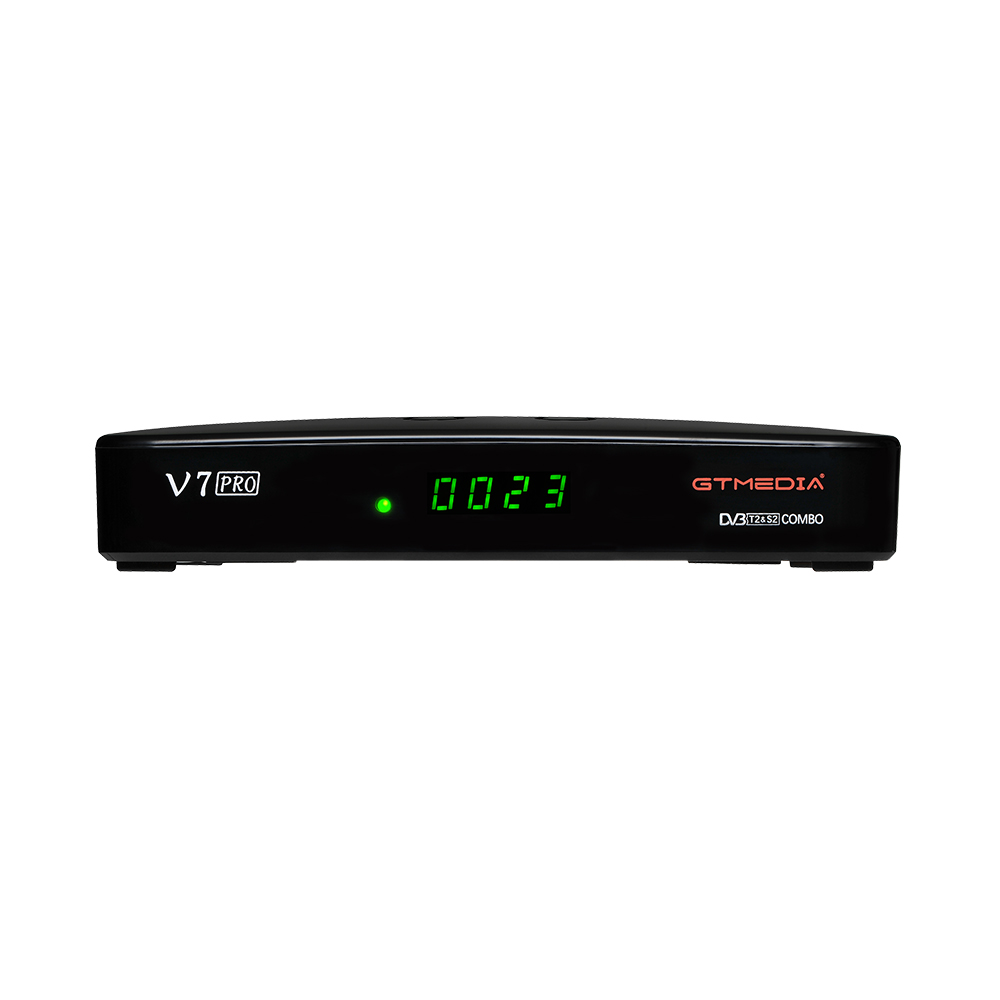 GTMedia V7 Pro DVB S2/S2X/T2 Combo-Empfänger Satelliten-TV-Empfänger Set-Top-Box-Unterstützung Antenne CA-Karte 10Bit