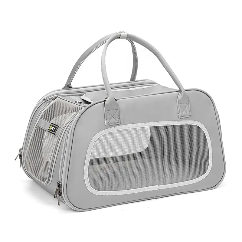 High Quality Custom Going Out Transparent Breathable Portable Cat Dog Pet Carrier Bag