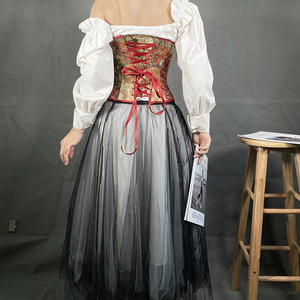 Corsé de mujer debajo del busto, entrenador de cintura, corsé de carpeta de <span class=keywords><strong>pecho</strong></span>, corsé Sexy Floral de talla grande para mujer - Product Image 6