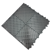 Carreaux de sol modulaires pour garage Carreaux en plastique d'intérieur Revêtement de sol interlock pour garage, voiture, atelier, salle d'exposition