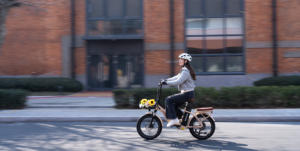 Vélo électrique pliable KOOLUX X16 48V 250W avec pneus larges, moteur à moyeu arrière, frein à disque, couleur personnalisée, pour les trajets urbains - Product Image 5