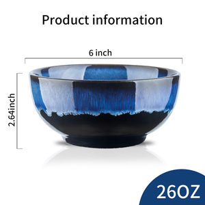 Cuencos de cerámica de porcelana de alta calidad, tazones para cereales, ensalada, Pasta, sopa, postre, <span class=keywords><strong>Mora</strong></span>, para Cocina - Product Image 5