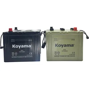 12V100AH Dry Charged Battery US 6TN Car Batteries For Tank Or Truck