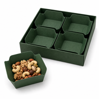 Individuelles Logo Umweltfreundliche Recycelbare Lebensmittelechte Rechteckige Kartonverpackung mit UV-Druck für Nüsse, Schokolade, Desserts - Geschenkbox mit Schlitzen