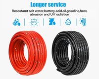 10AWG PV1-F Solarkabel 1500V TÜV UL zertifiziertes PV-Kabel 4mm² Kupfer Solar-Verlängerungskabel für Solaranlagen