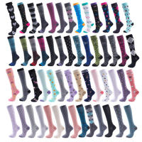 Chaussettes de sport et de compression pour infirmières, de haute qualité, personnalisées, pour la course à pied, avec soutien athlétique et compression du genou