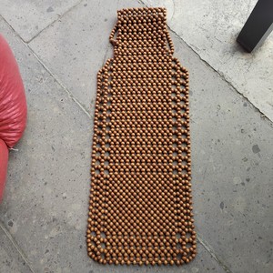 Ensemble de coussins de siège de voiture en perles de bois, 3-4 pièces, respirant, ventilé, pour l'été, forme plate, personnalisable - Product Image 4