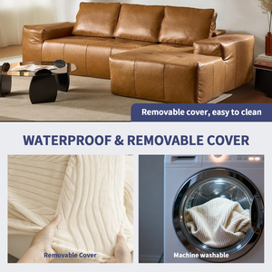 MOQ100 Juego de Sofás de Lujo Personalizados para Sala de Estar, Muebles de Sofá sin Estructura Comprimidos al Vacío, Sofá Seccional de Esponja con Espuma 28D - Product Image 5