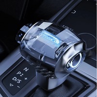 Levier de changement de vitesse pour voiture Levier de changement de vitesse en cristal à LED pour l'intérieur de la voiture Convient aux voitures à transmission automatique Logo personnalisable
