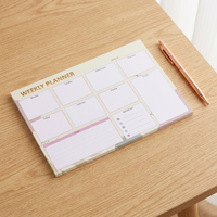 Carnet de planification quotidienne et hebdomadaire A5 en gros, plusieurs styles, feuilles détachables, fournitures de bureau, carnet de notes personnalisable