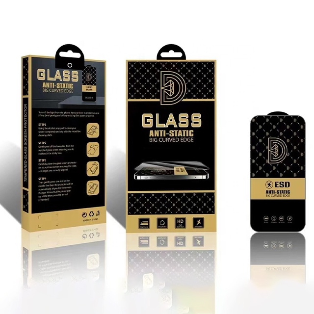 ESD Anti-Static Anti-Dust Screen Protector Tempered Glass for iPhone 13 14 12 11 Pro Max