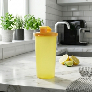 Gobelet en plastique PP avec couvercle rabattable, récipient jetable pour jus, eau, thé, café et boissons rafraîchissantes - Product Image 2