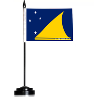 Drapeaux de bureau SAIPAN, petits drapeaux de table miniatures avec mât noir, décoration pour la maison et le bureau, célébrations de festivals