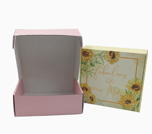 Caja de Regalo Cosmética con Diseño Personalizado Impreso y Caja de Papel Plegable Impresa en Dos Tonos - Product Image 2