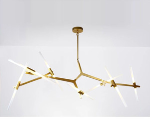 Lampadario Moderno a Forma di Ramo d'Albero, Lampada a Sospensione Creativa Nordica in Alluminio per Quartieri Commerciali e Ville - Product Image 3