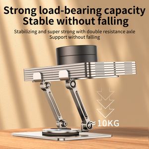 Soporte de Escritorio Metálico Giratorio de 360 Grados Mingcard para Todos los Teléfonos y Tabletas de hasta 12.9 Pulgadas, Plegable y Ajustable - Product Image 4