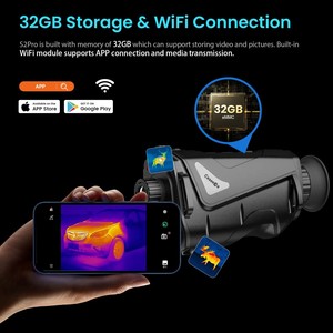 กล้องส่องกลางคืนแบบสองเลนส์ MV2 Pro พร้อมจอแสดงผล AMOLED สำหรับการสังเกตสัตว์ป่า MV2pro 8X M - Product Image 5