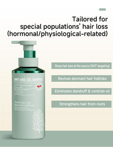 Shampoo liquide concentré rafraîchissant anti-chute de cheveux (formule pour populations spécifiques) lissant, bloquant la <span class=keywords><strong>DHT</strong></span>, stoppe la chute des cheveux - Product Image 4