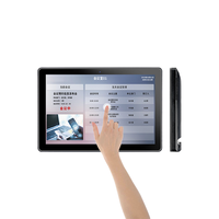 Panel industrial de 10,1 pulgadas, Pc, monitor de pantalla táctil sin espacio de aire, configuración de 2 millones de cámaras para Android PC IP65