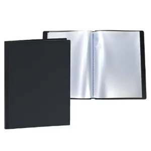 प्रचार कस्टम लोगो प्लास्टिक A4 20 जेब प्रदर्शन Clearbook पारदर्शी चादर रक्षक पीपी स्पष्ट दस्तावेज़ फ़ोल्डर