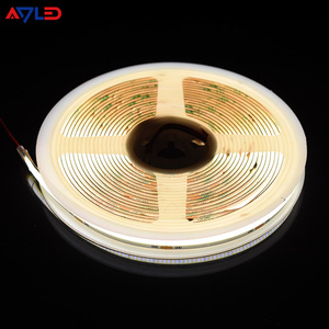 Bande LED COB souple haute densité pour intérieur et extérieur, 12V 24V, flexible, 8mm, 528 LED/m, 10W/m, éclairage commercial - Product Image 1