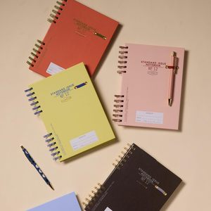 Cuaderno <span class=keywords><strong>de</strong></span> Tapa Dura Estándar con Papel Offset, Agenda Diaria Sin Fecha, Diario <span class=keywords><strong>de</strong></span> Escritura, 192 Páginas Rayadas, Soporte Elástico para Bolígrafo - Product Image 6